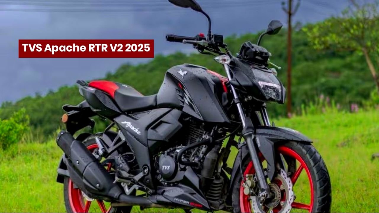 TVS Apache RTR 160 4V 2025 : युवाओं की सबसे लोकप्रिय स्पोर्ट बाइक, TVS Apache घर ले जाए मात्र ₹15000 में