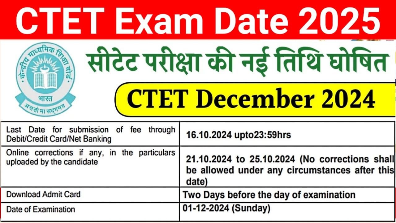 CTET 2025 Notification 